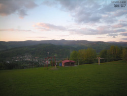 Pohled na Krkonoše