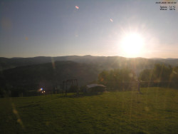 Pohled na Krkonoše
