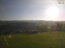 Pohled na Krkonoše