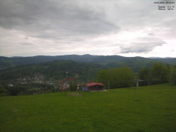 Pohled na Krkonoše