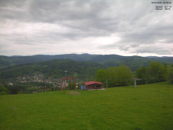 Pohled na Krkonoše