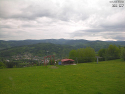 Pohled na Krkonoše