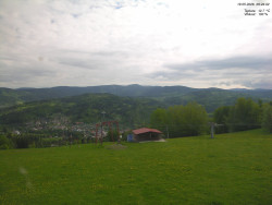 Pohled na Krkonoše