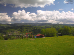 Pohled na Krkonoše