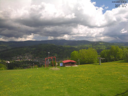 Pohled na Krkonoše