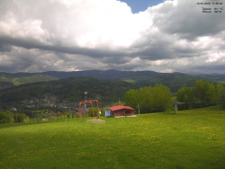 Pohled na Krkonoše