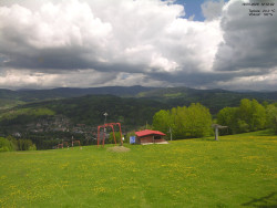 Pohled na Krkonoše