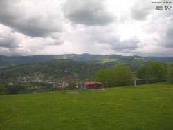 Pohled na Krkonoše