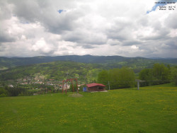Pohled na Krkonoše