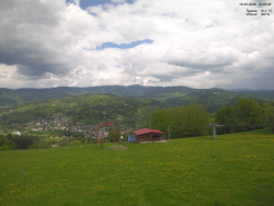Pohled na Krkonoše