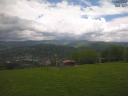 Pohled na Krkonoše