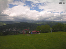 Pohled na Krkonoše