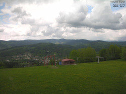 Pohled na Krkonoše