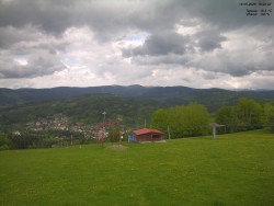 Pohled na Krkonoše