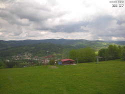 Pohled na Krkonoše