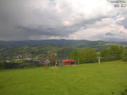 Pohled na Krkonoše