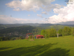 Pohled na Krkonoše