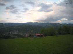 Pohled na Krkonoše