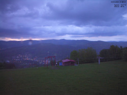 Pohled na Krkonoše