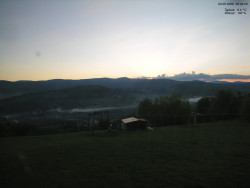 Pohled na Krkonoše