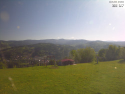 Pohled na Krkonoše