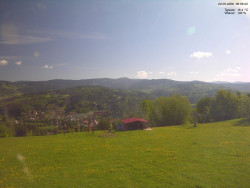 Pohled na Krkonoše