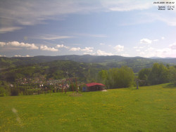 Pohled na Krkonoše
