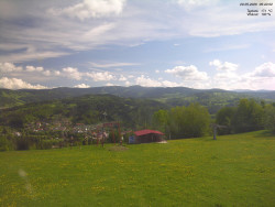 Pohled na Krkonoše