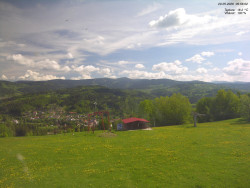 Pohled na Krkonoše