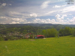 Pohled na Krkonoše