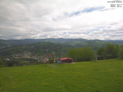Pohled na Krkonoše