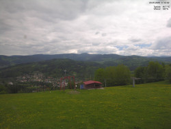 Pohled na Krkonoše