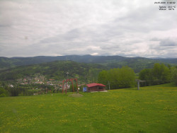 Pohled na Krkonoše