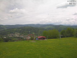 Pohled na Krkonoše