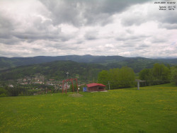 Pohled na Krkonoše