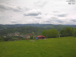 Pohled na Krkonoše