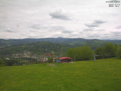 Pohled na Krkonoše