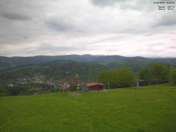 Pohled na Krkonoše