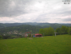 Pohled na Krkonoše