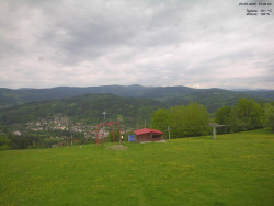 Pohled na Krkonoše