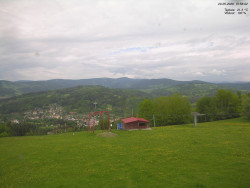 Pohled na Krkonoše