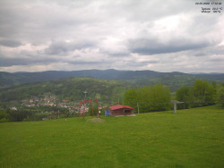 Pohled na Krkonoše