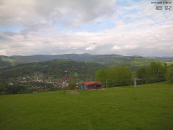 Pohled na Krkonoše