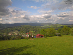 Pohled na Krkonoše