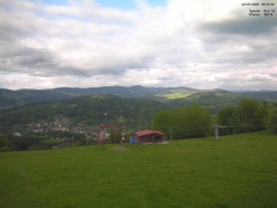Pohled na Krkonoše