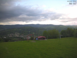Pohled na Krkonoše