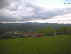 Pohled na Krkonoše