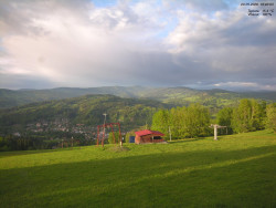 Pohled na Krkonoše