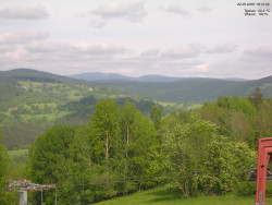 Pohled na Krkonoše