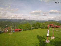 Pohled na Krkonoše